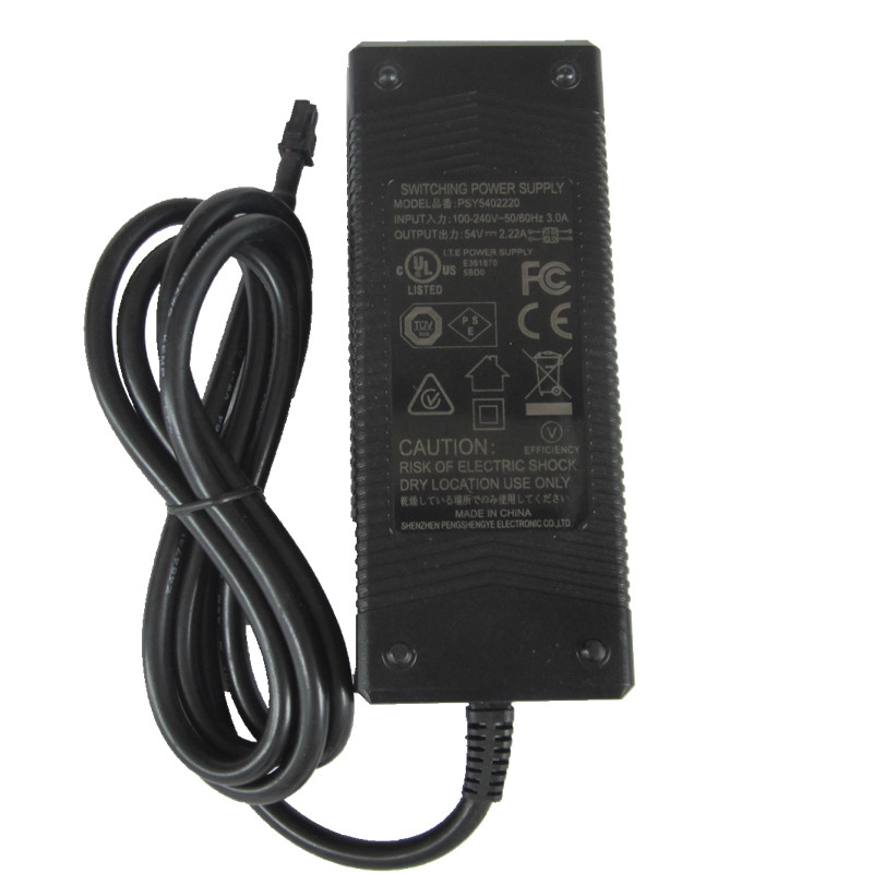 *Brand NEW*I.T.E.SWITCHING 54V 2.22A 120W PSY5402220 AC DC ADAPTER POWER SUPPLY